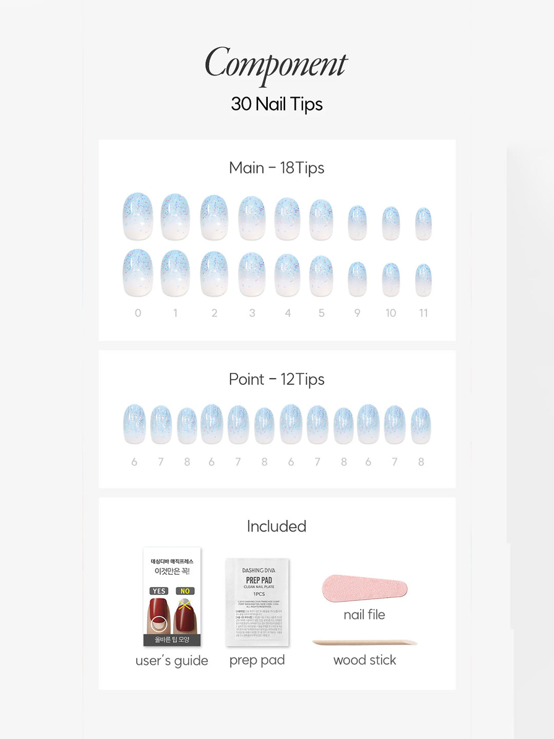 DASHING DIVA MAGICPRESS Glory Blue