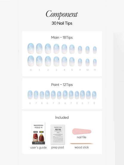 DASHING DIVA MAGICPRESS Glory Blue