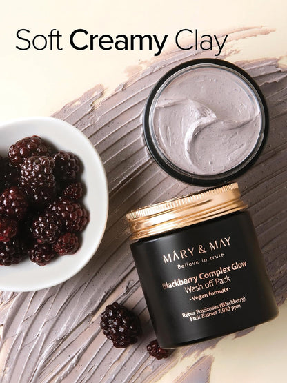 Mary&May Blackberry complex Glow Washoff Pack 125g
