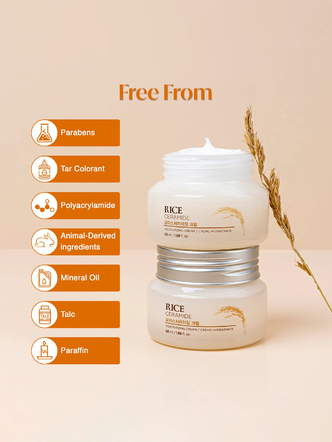 The Face Shop Rice & Ceramide Moisturizing Cream – view 3