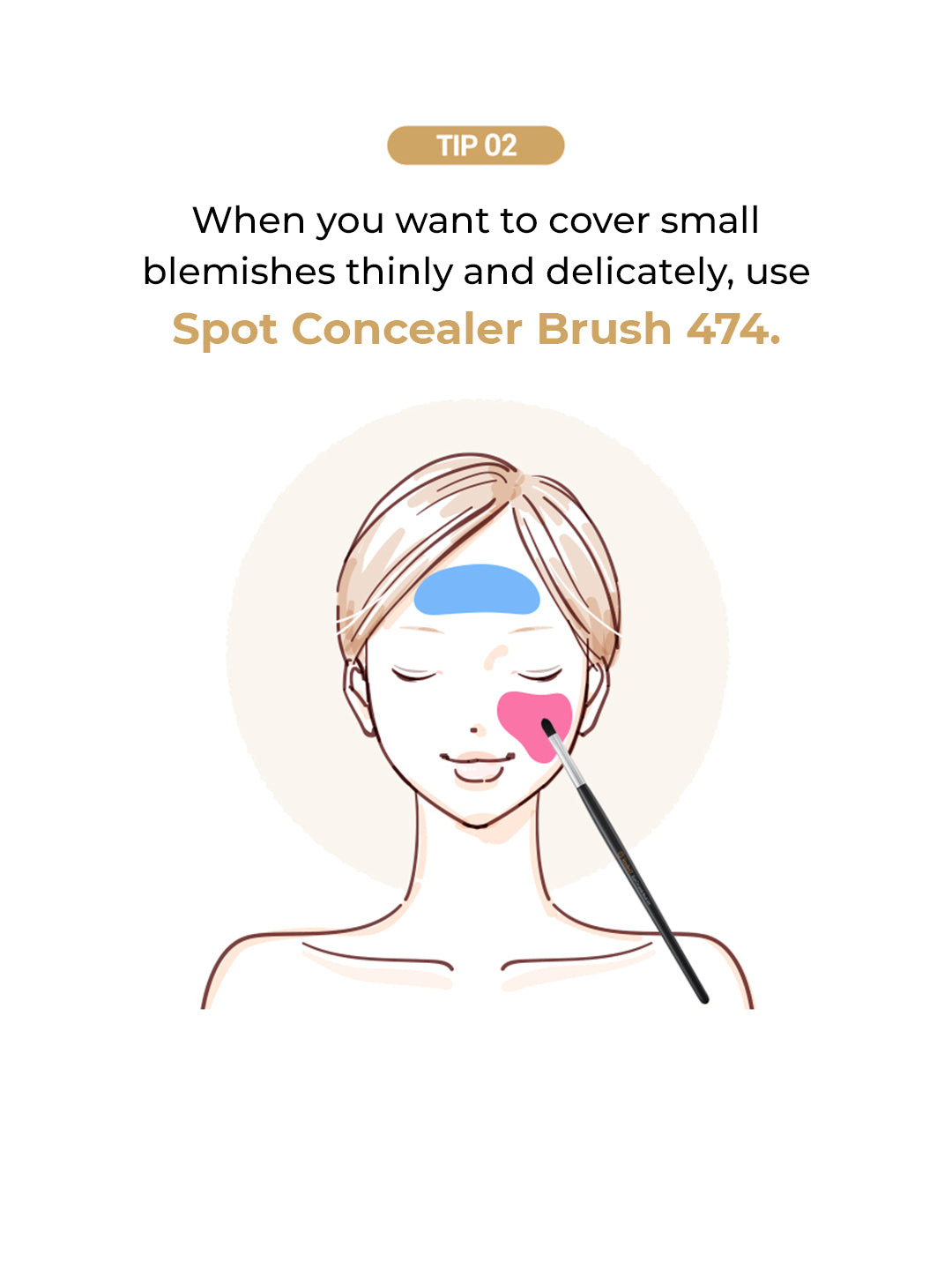 Studio 17 Corrector & Concealer brush 482