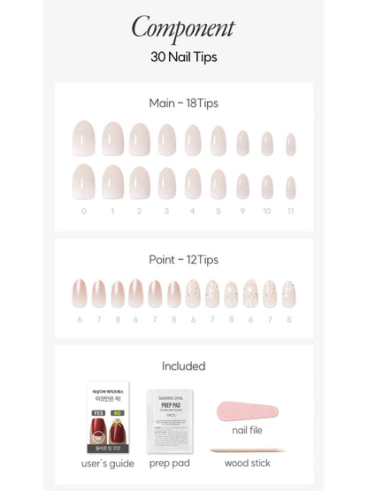 DASHING DIVA MAGICPRESS White Floral