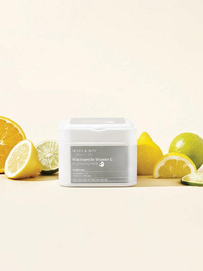 Mary&May Niacinamide Vitamin C Brightening Mask 30 EA