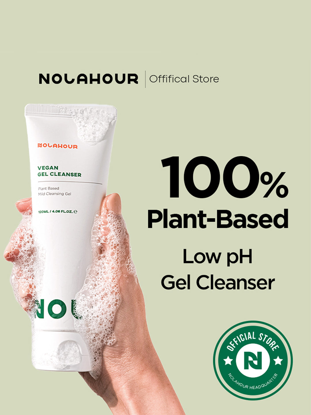 NOLAHOUR Vegan Gel Cleanser 120ml