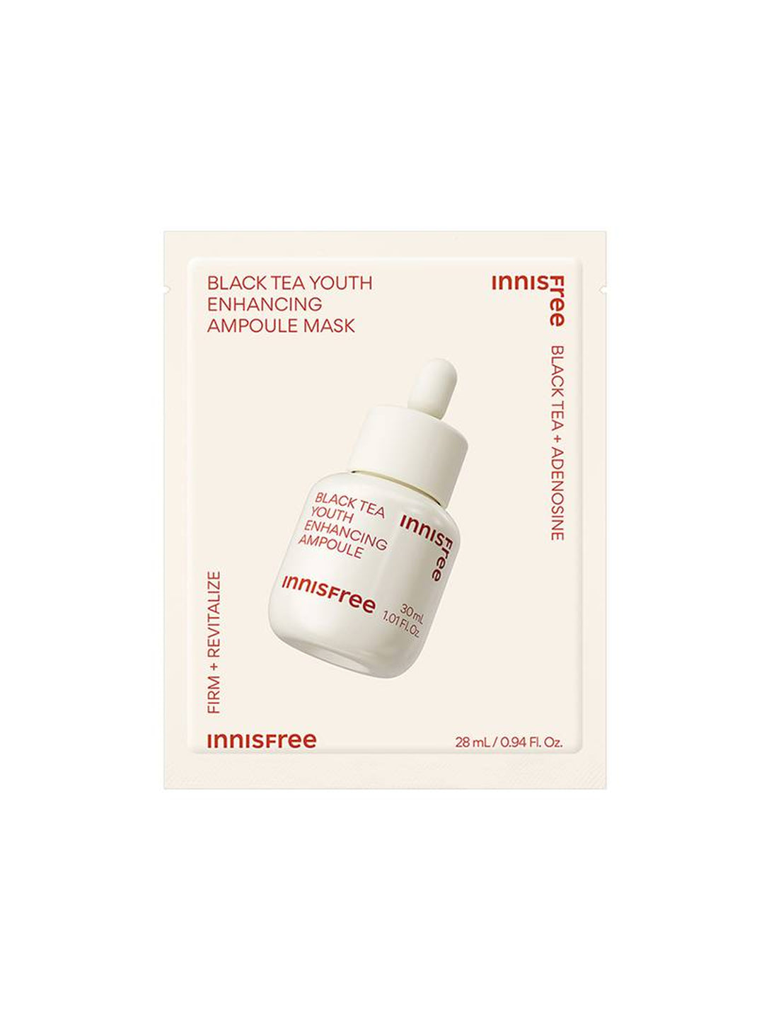 Innisfree Black tea youth enhancing ampoule mask 28ml