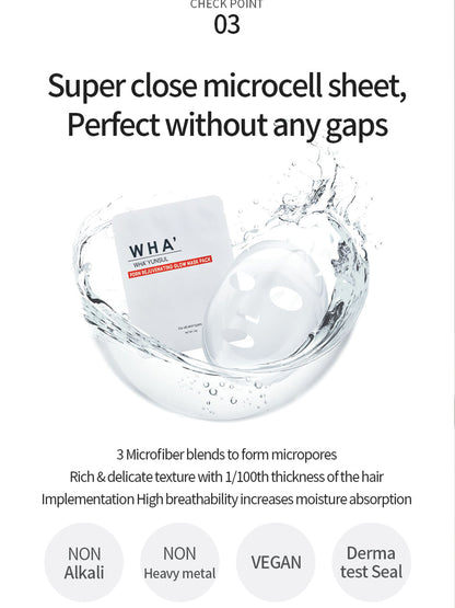 WHA'YUNSUL PDRN Rejuvenating Glow Mask pack