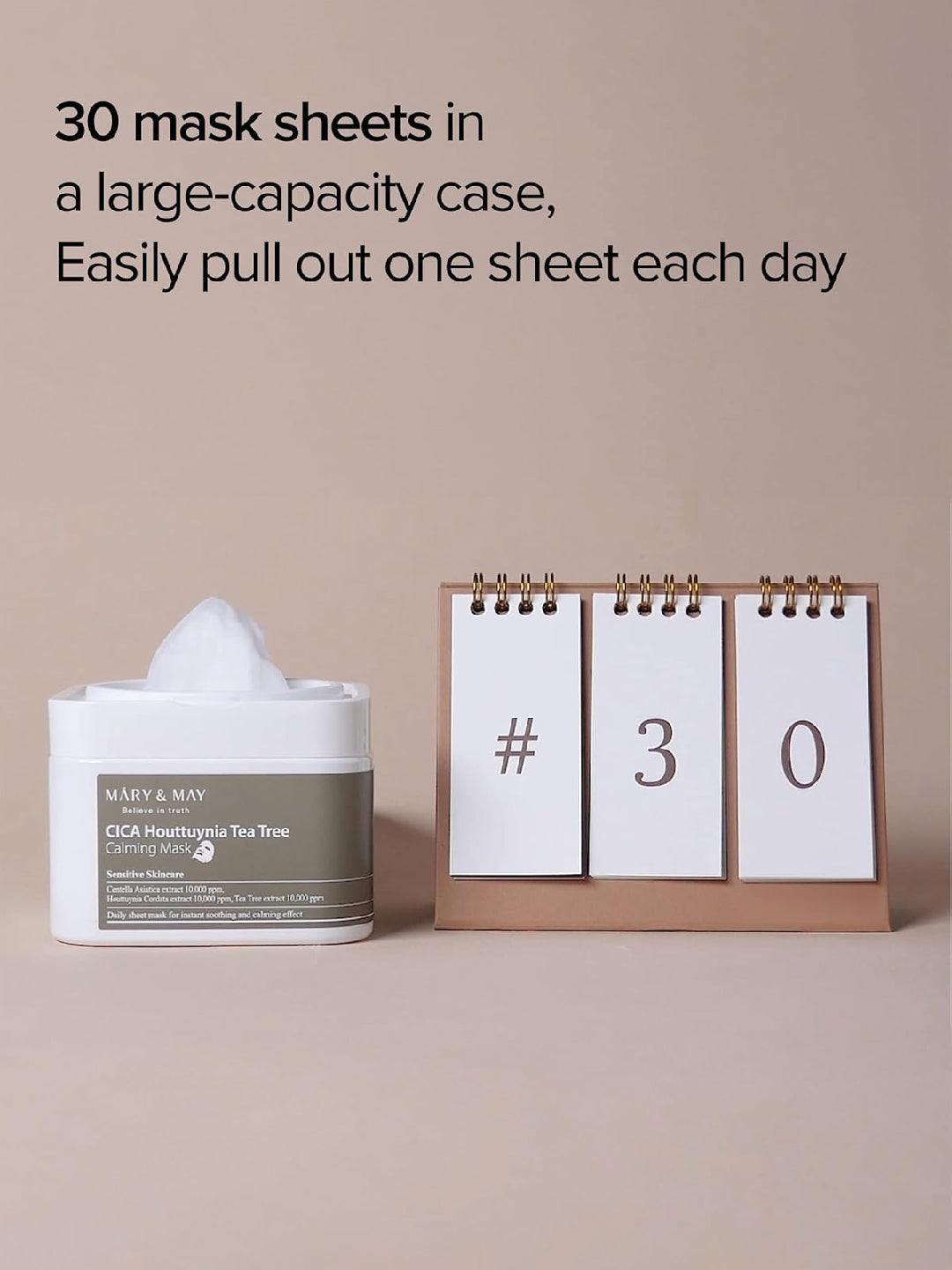 Mary&May Cica Houttuynia Tea Tree Calming Mask 30EA