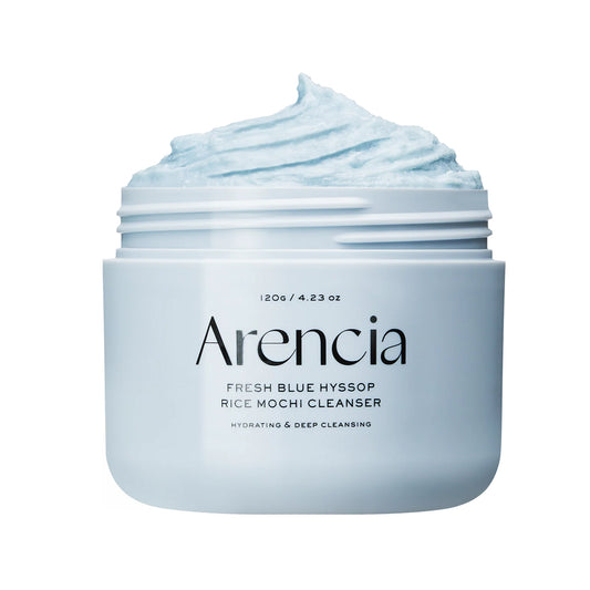 Arencia Fresh Blue Hyssop Rice Mochi Cleanser