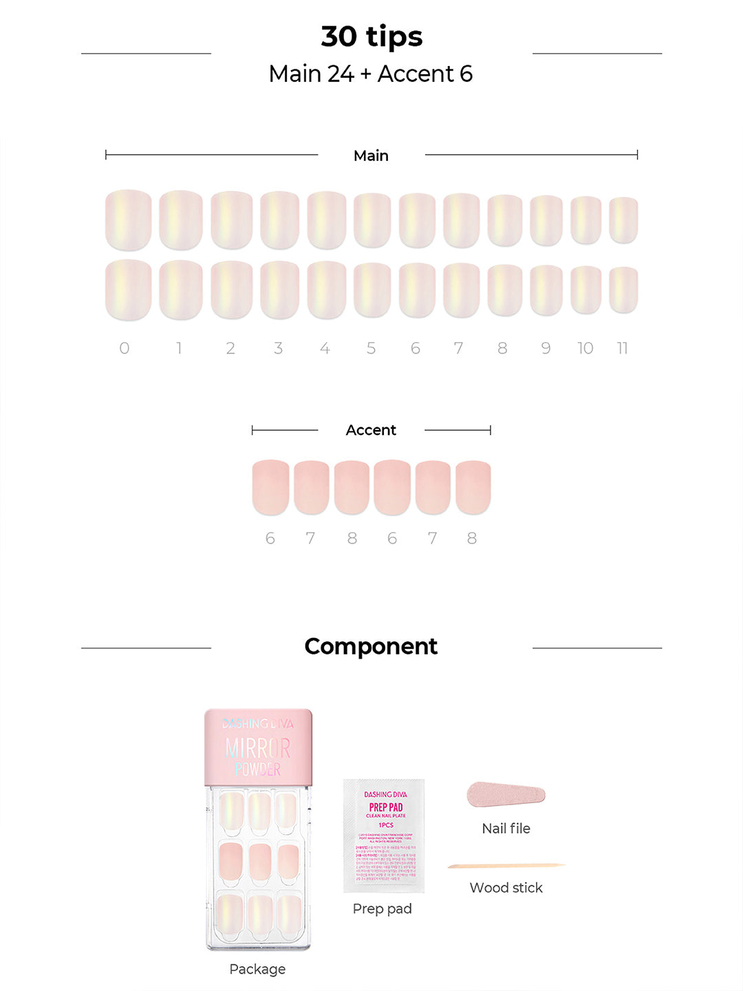 DASHING DIVA MAGICPRESS Milky Pink Shine