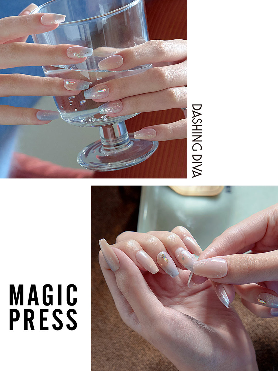 DASHING DIVA MAGICPRESS lobelia marble