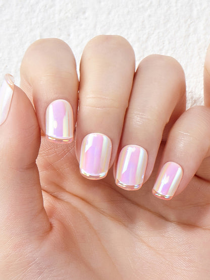 DASHING DIVA MAGICPRESS Pearly Ice French