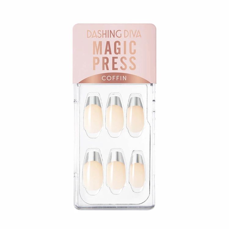 Dashing Diva MagicPress Silver Chic French
