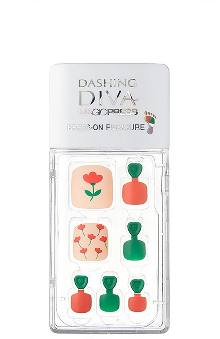 Dashing Diva MagicPress Tulip Crush Pedicure