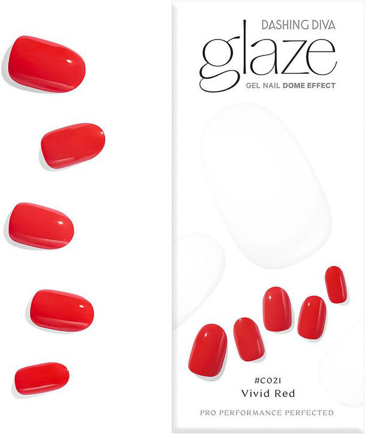 Dashing Diva Glaze Vivid Red