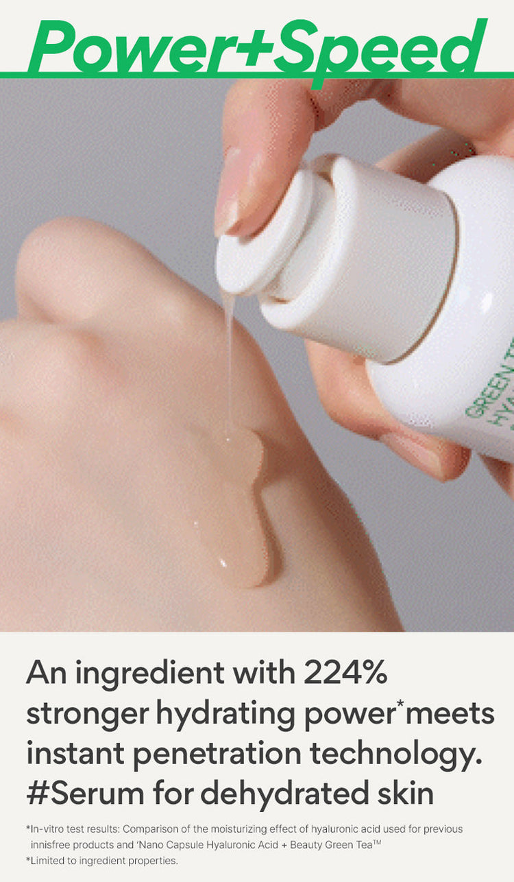 Innisfree Hyaluronic Acid Green Tea Seed Serum - Mini – view 3