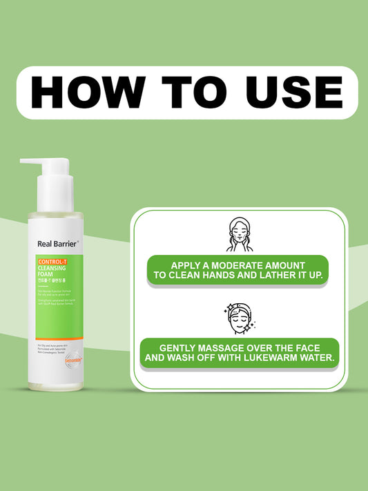 Real Barrier Control-T Cleansing Foam 190ml