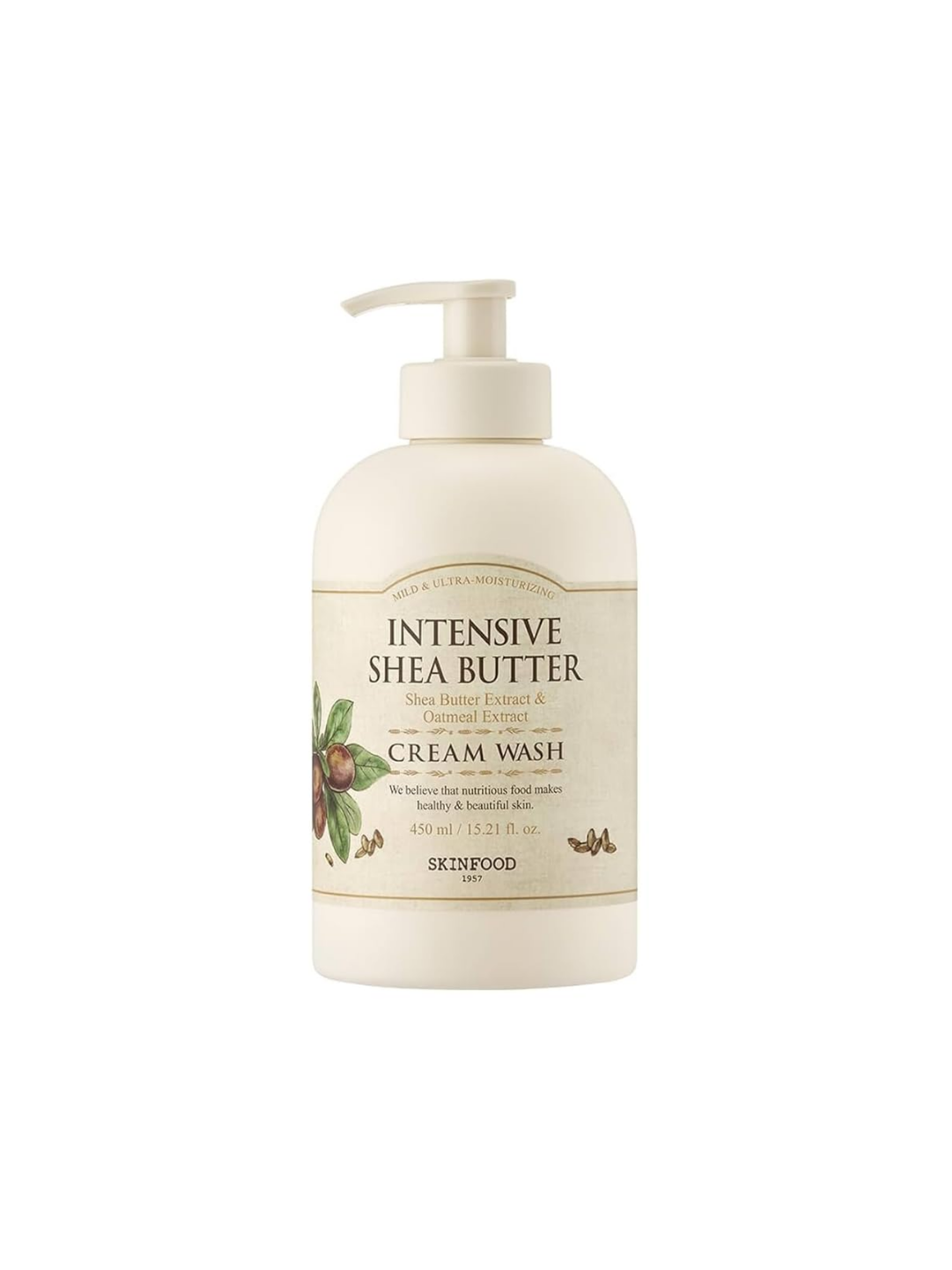 SKINFOOD INTENSIVE SHEA BUTTER CREAM WASH (450 ml)