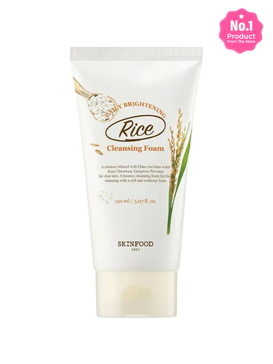 SKINFOOD Rice Daily Brightening Cleansing Foam (150ml)