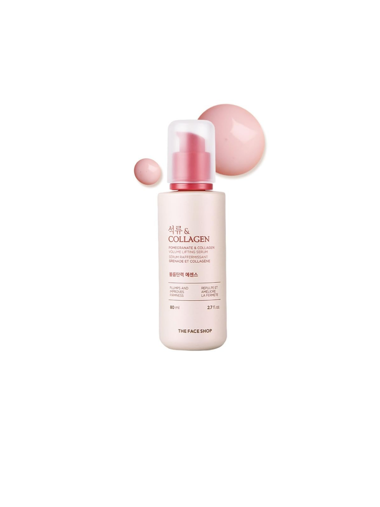 The Face Shop Pomegranate And Collagen Volume Lifting Serum (80ml)