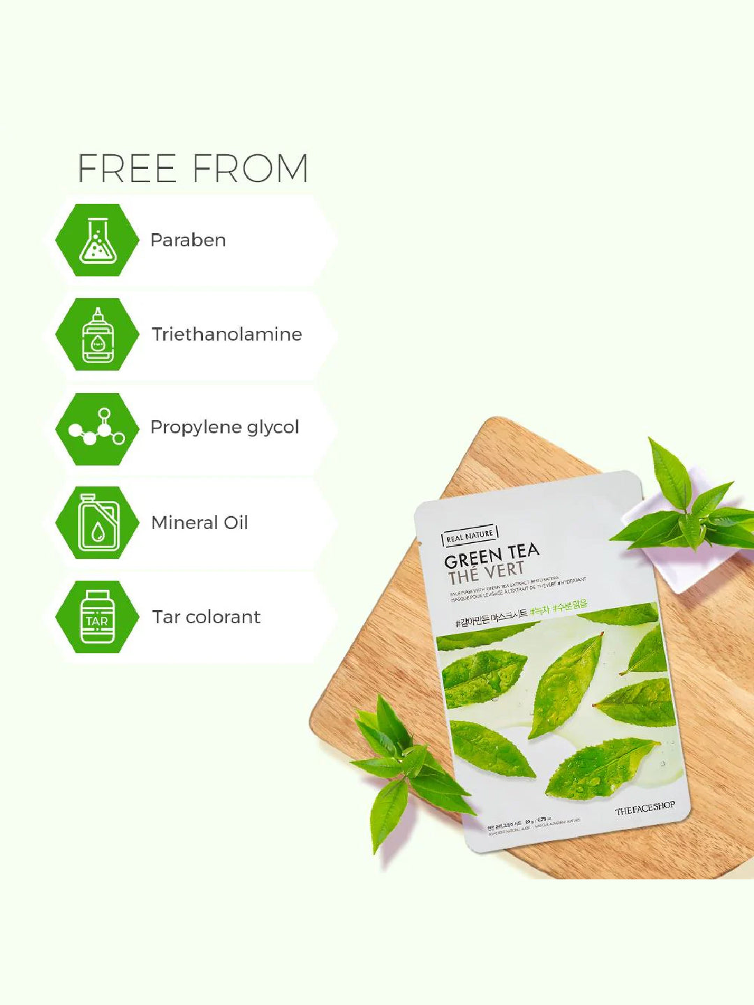 The Face Shop Real Nature Green Tea Masksheet
