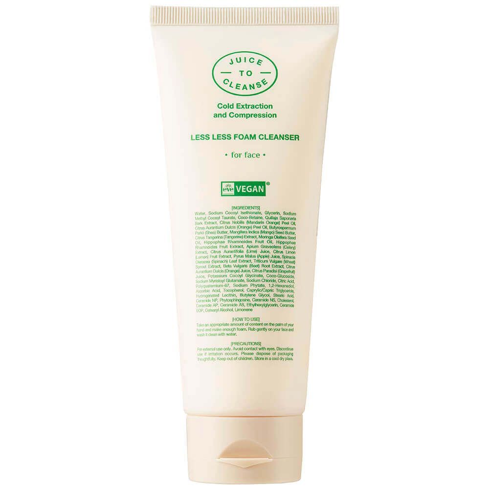 Juice to Cleanse Less Less Foam Cleanser (Vegan) 160g