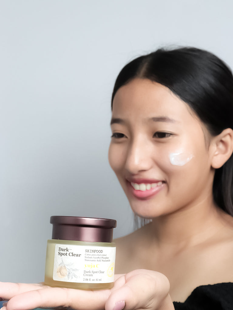 SKINFOOD Yuja C Dark Spot Clear Cream For Men & Women: Reduces dark spots and hyperpigmentation of Skin