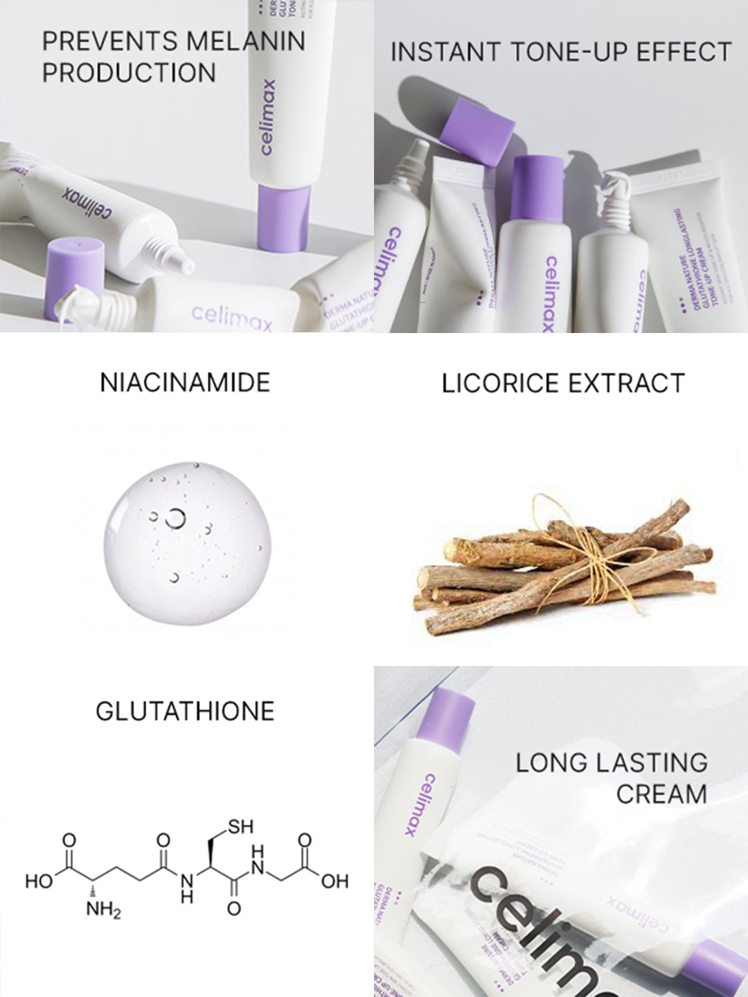 Celimax Derma Nature Glutathione Long Lasting Tone Up Cream - 35ml Beautytalk.in Celimax Derma Nature Glutathione Long Lasting Tone Up Cream - 35ml Beautytalk.in