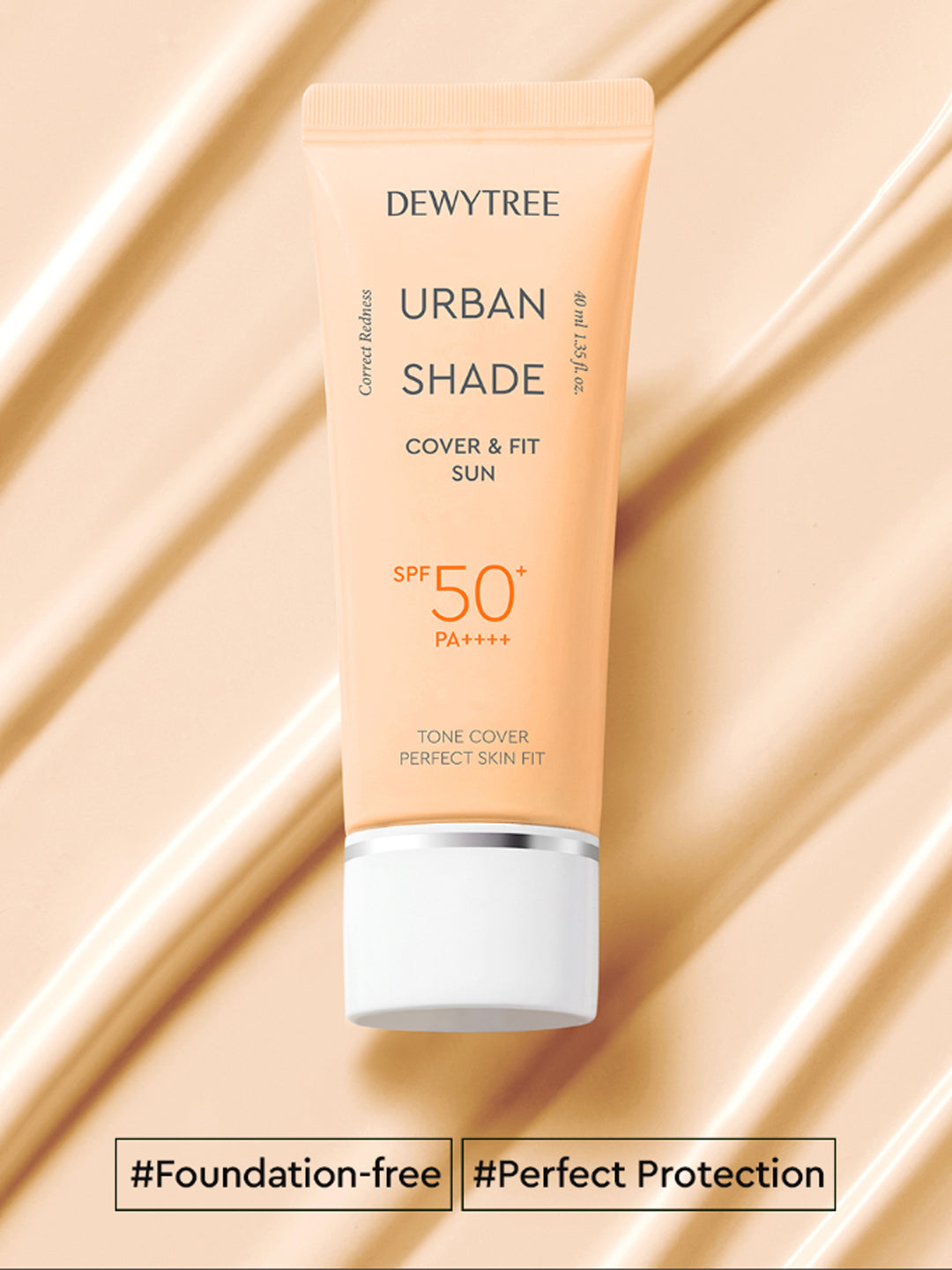 Dewytree Urban Shade Cover And Fit Sunscreen SPF 50+ PA++++ - 40ml