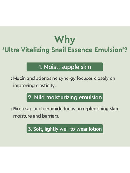 Dewytree Ultra-Vitalizing Snail Emulsion - 150ml