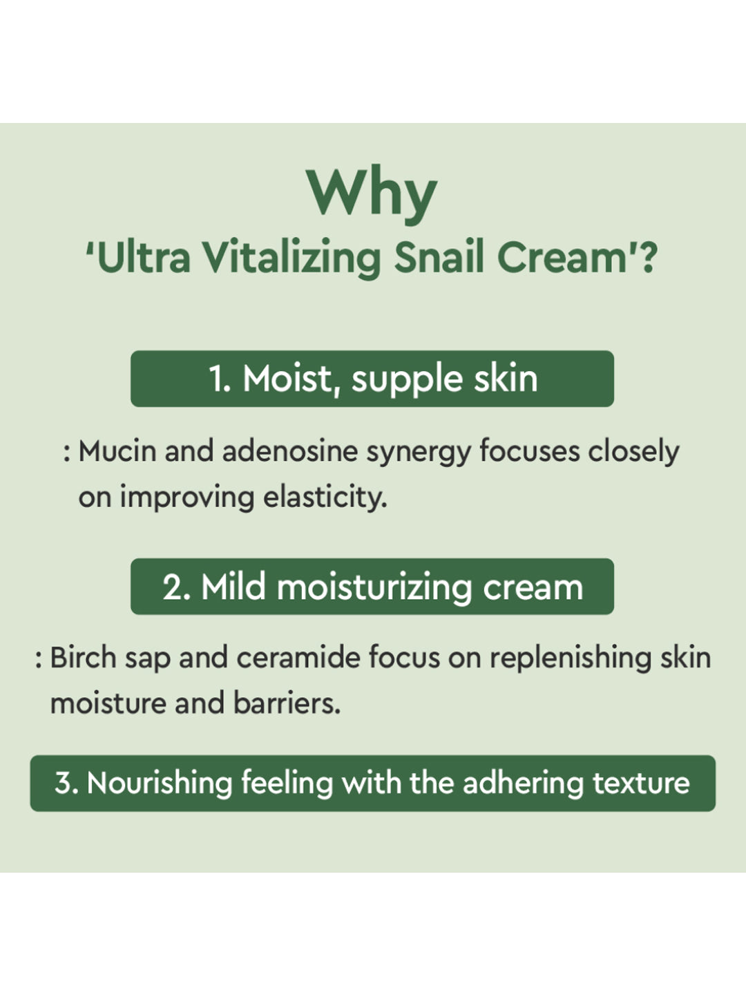 Dewytree Ultra-Vitalizing Snail Cream - 80ml