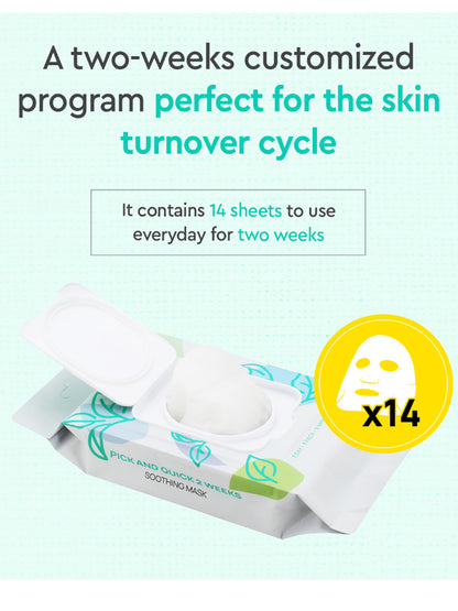 Dewytree Pick And Quick 2 Weeks Soothing Mask (14 pcs)