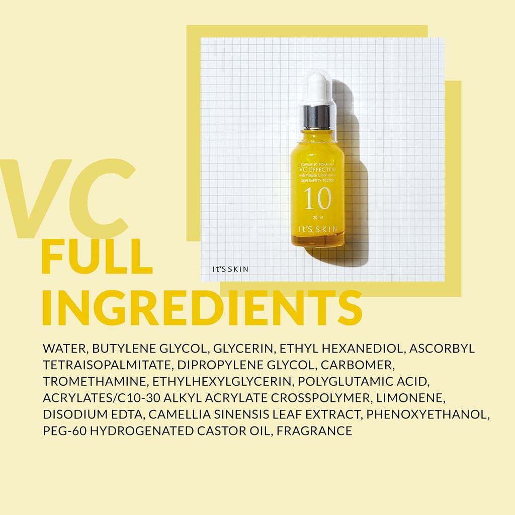 It's Skin Power 10 Formula VC Effector Serum Super Size For Brightening and Radiant Skin Unisex ( 60 Ml)
