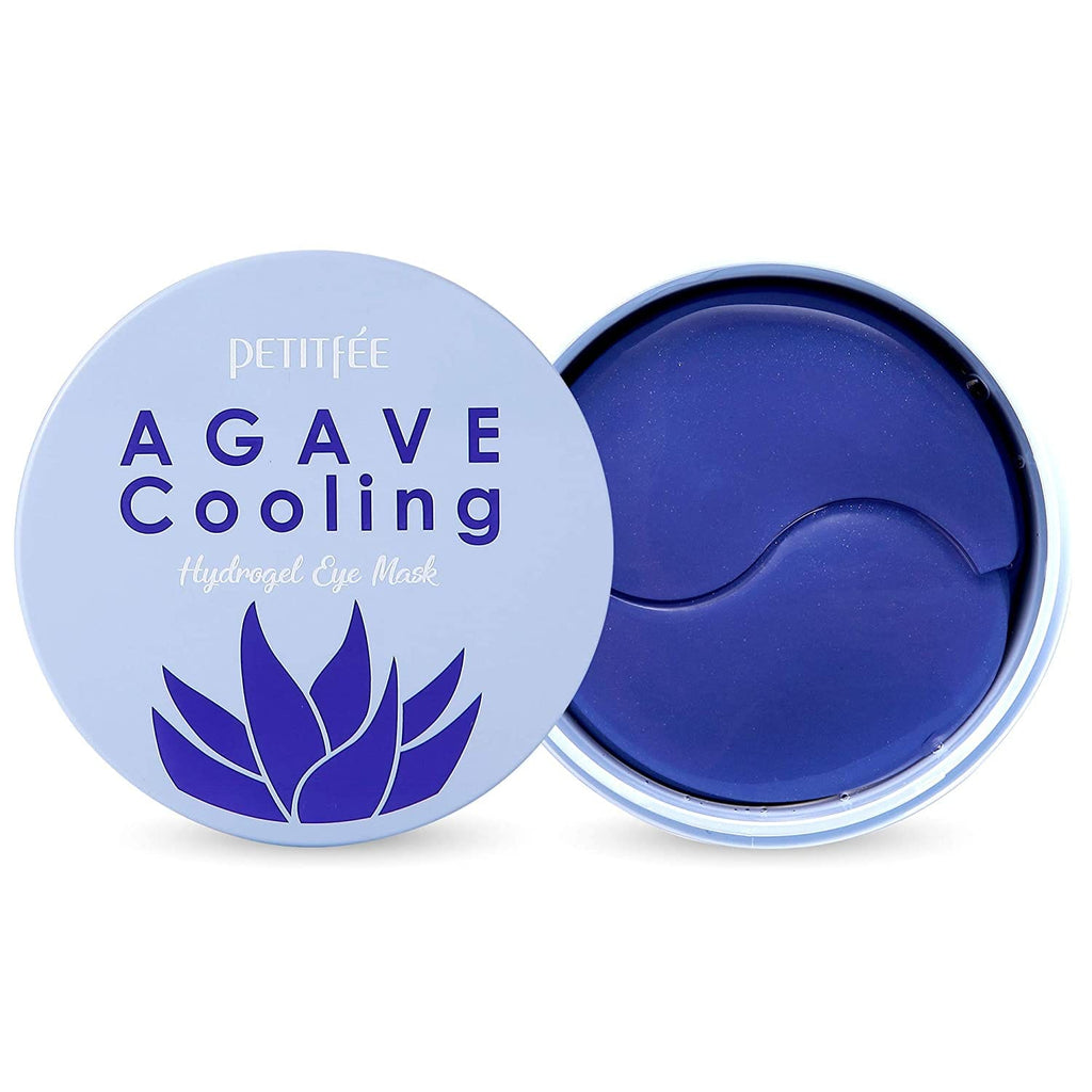 PETITfÉE Agave Cooling Eye Patch for Instant cooling effect, Nourishment, Anti-wrinkle, Anti-aging. Pack of 60 Pieces (30 pairs)