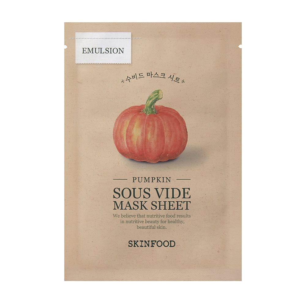 Pumpkin Sous Vide Mask Sheet: set of 5