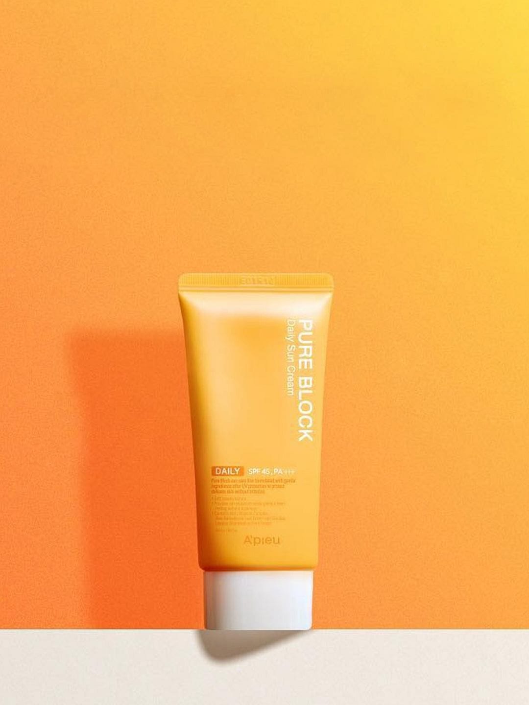 A'PIEU Pure Block Natural Daily Sun Cream SPF45/PA+++ (50ML)