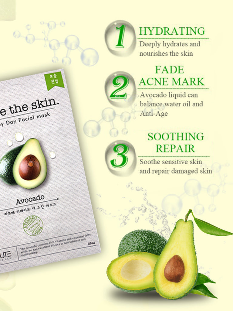 Avocado Face Mask 5 Sheet