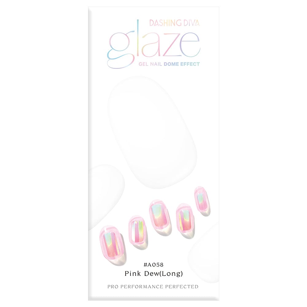Dashing Diva Glaze Pink Dew (Long) 1
