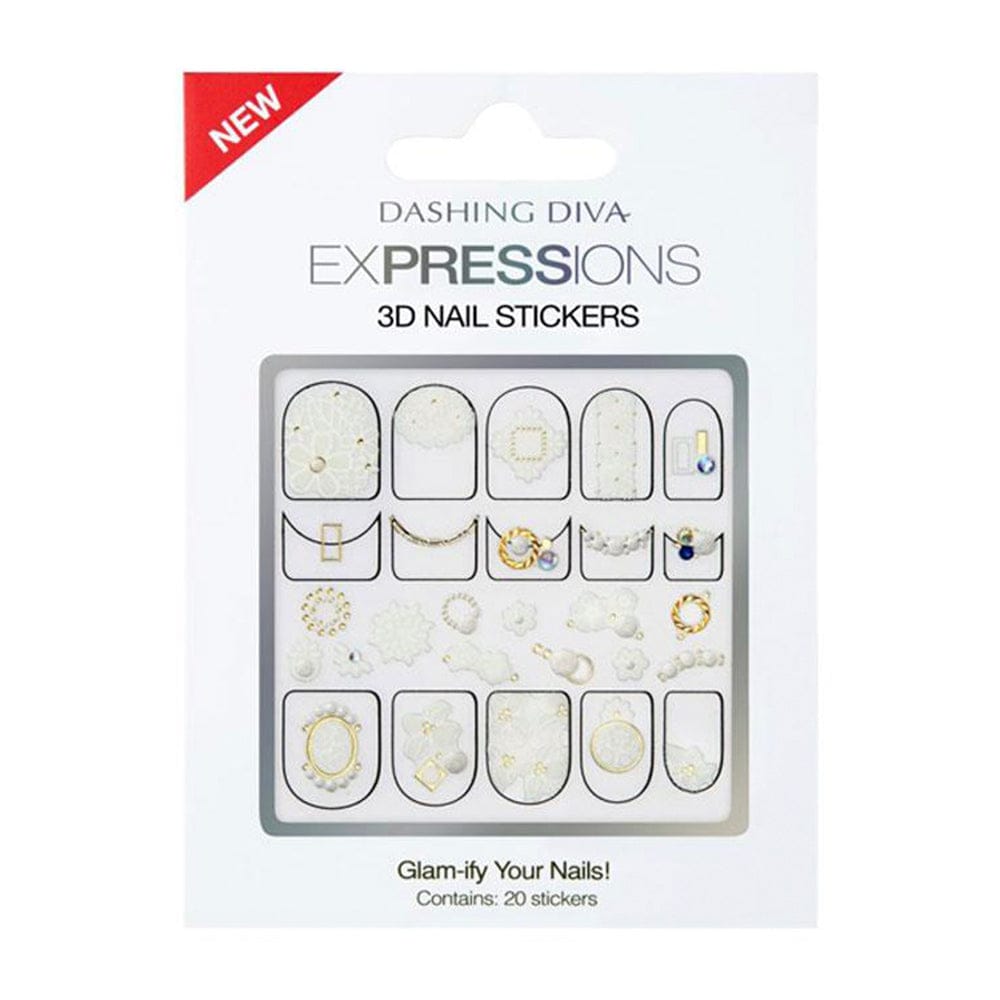 DASHING DIVA EXPRESSIONS Blanc Lace