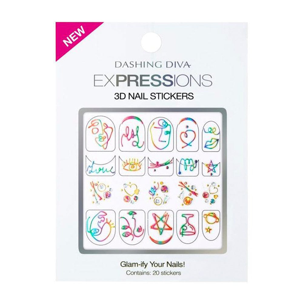 DASHING DIVA EXPRESSIONS Colorful Drawing