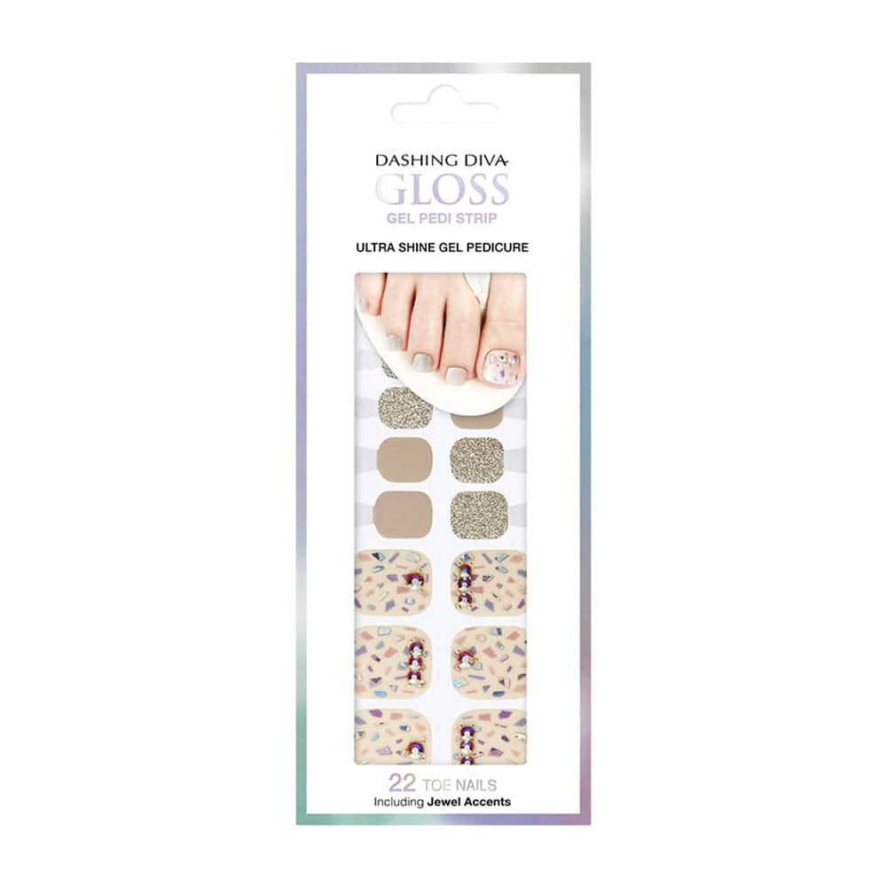 DASHING DIVA GLOSS Beige Slip 