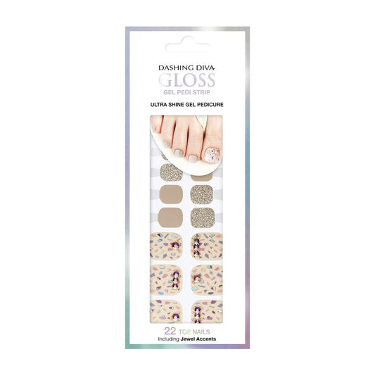 DASHING DIVA GLOSS Beige Slip 