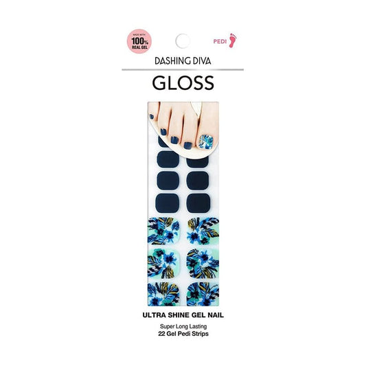 DASHING DIVA GLOSS Blue Bandan