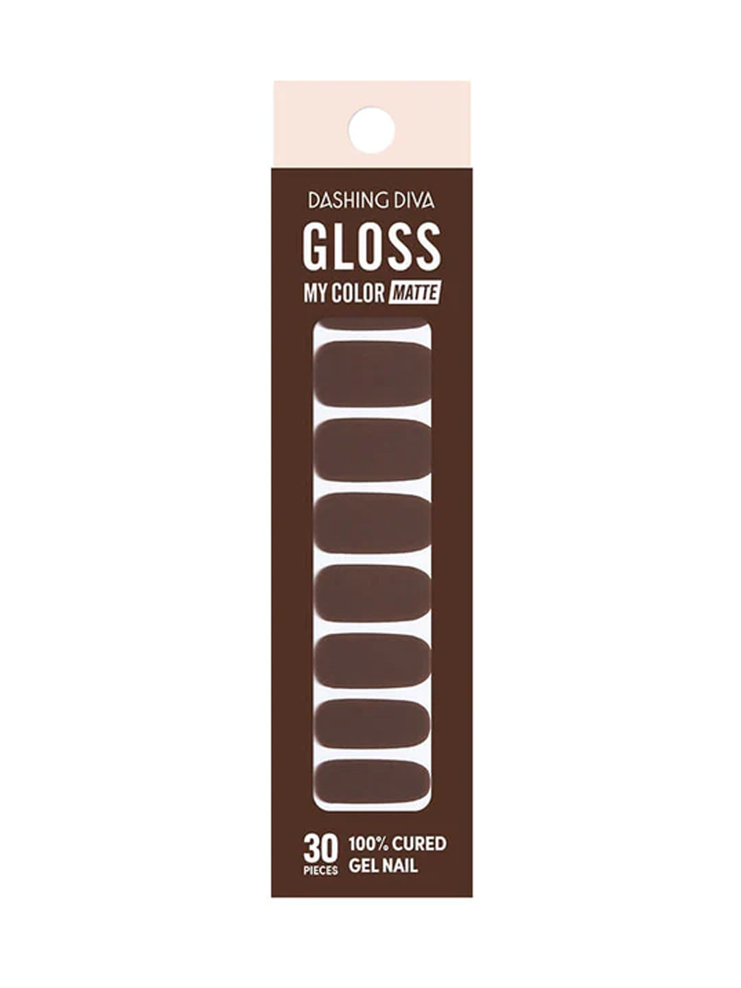 DASHING DIVA GLOSS Matt  Chocolate