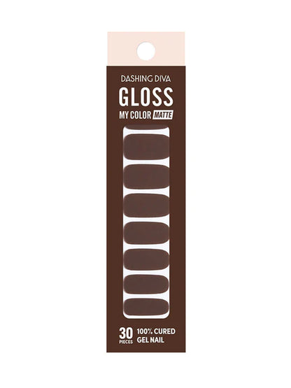 DASHING DIVA GLOSS Matt  Chocolate