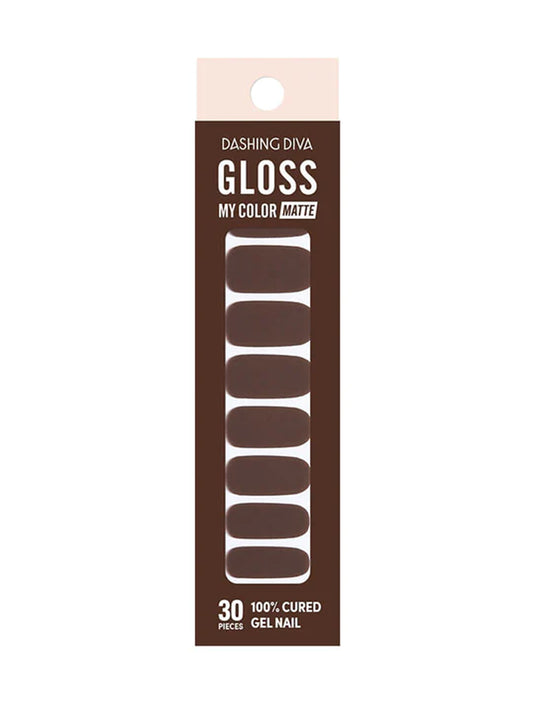 DASHING DIVA GLOSS Matt  Chocolate