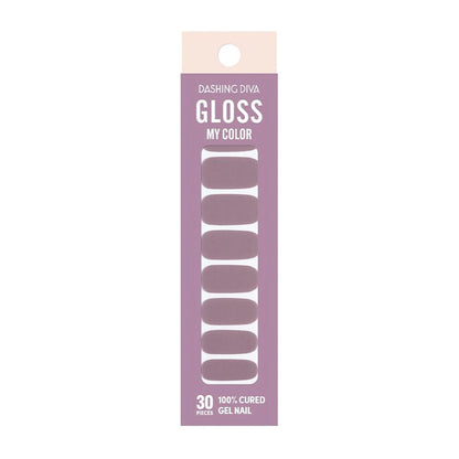 DASHING DIVA GLOSS Milky Lilac