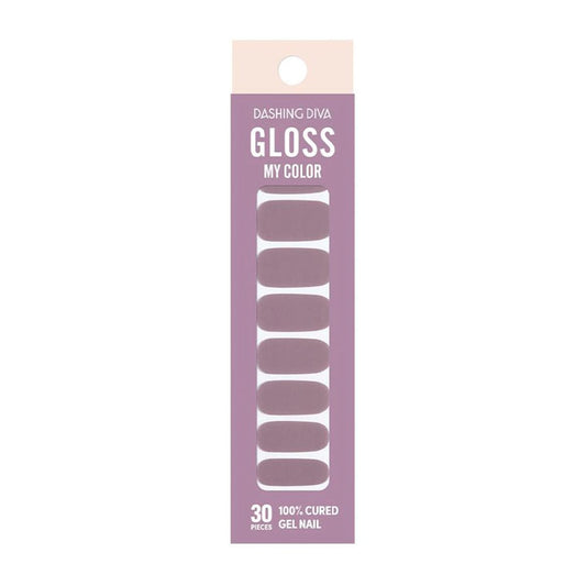 DASHING DIVA GLOSS Milky Lilac