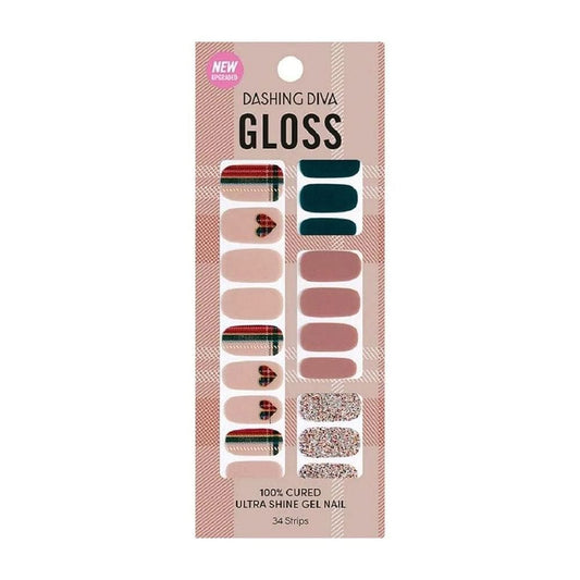 DASHING DIVA GLOSS Tartan Heart