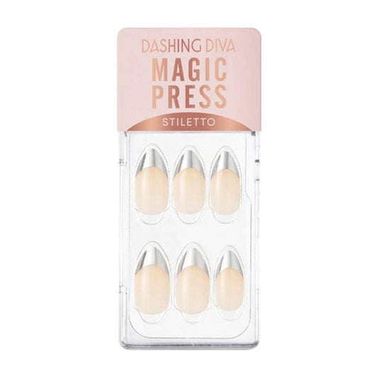 DASHING DIVA MAGICPRESS Silver Edge French