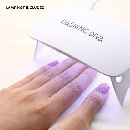 Dashing Diva Glaze Silver Marble